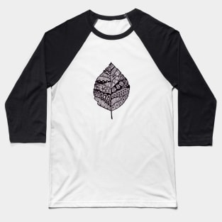 Mandala Leaf Baseball T-Shirt